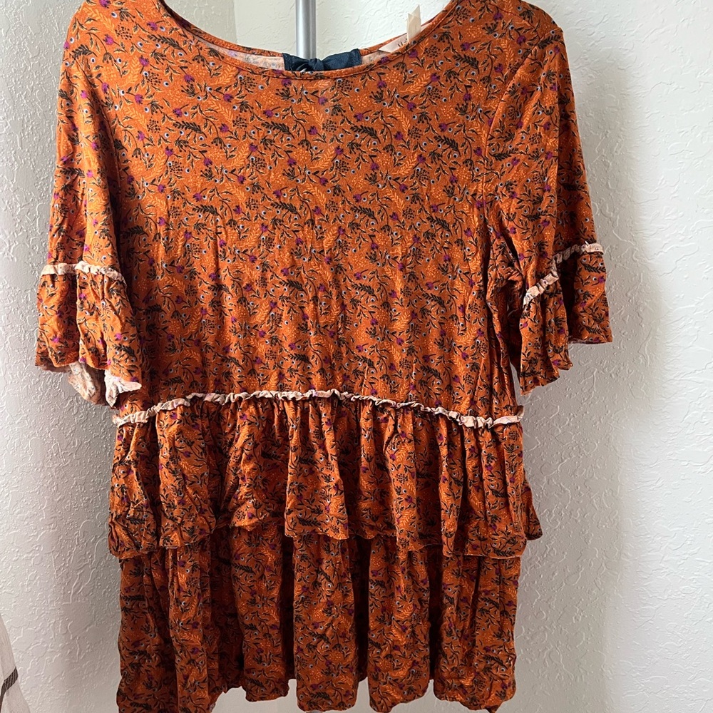 MATILDA JANE Tunic Top with bow in the back